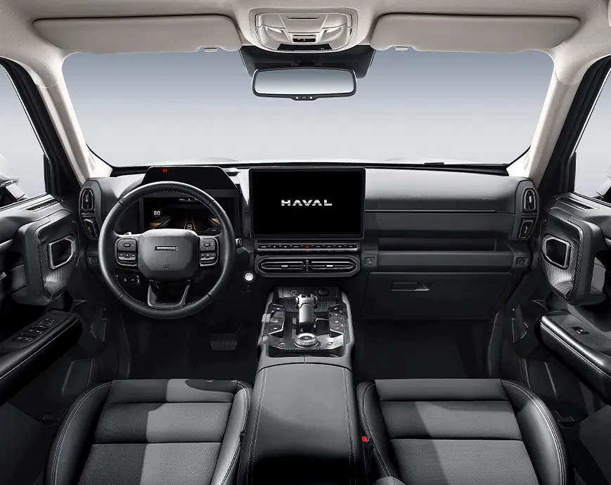 Diseño interior vehículo SUV Haval H7