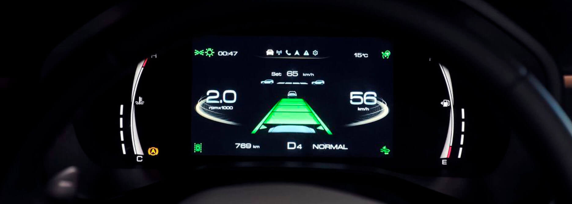 PANEL DE INSTRUMENTOS DIGITAL 7"(LCD)