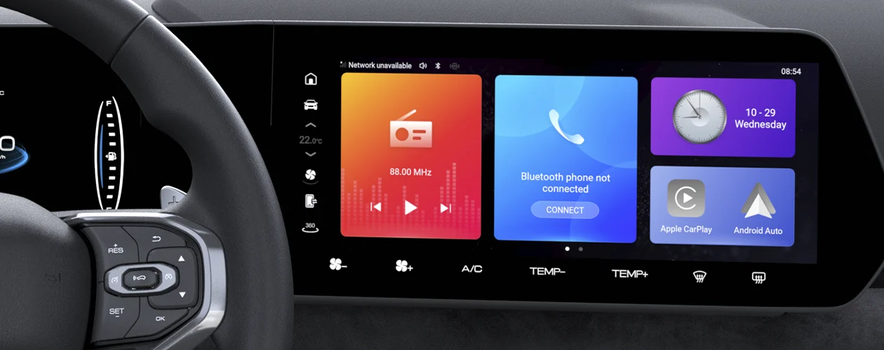 CONEXIÓN APPLE CARPLAY Y ANDROID AUTO INALÁMBRICO